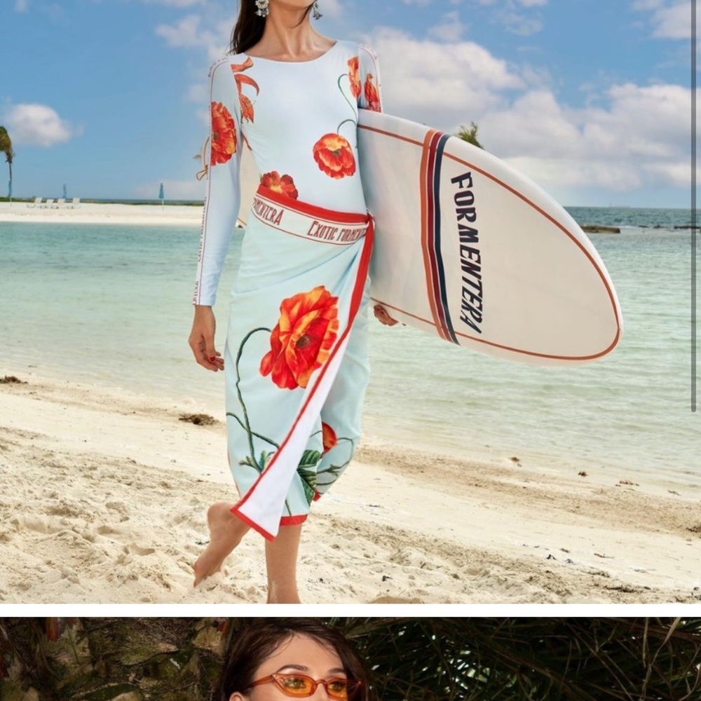 formentara modest swimsuit and pareo set